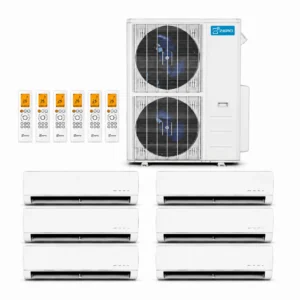 Zero 53000 BTU 6-Zone Ductless Heat Pump