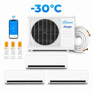 Zero 3 Zone Ductless heat pump