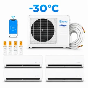 Zero 4 Zone Ductless heat pump