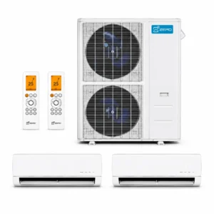 Zero 48,000 BTU 2-Zone Ductless Heat Pump