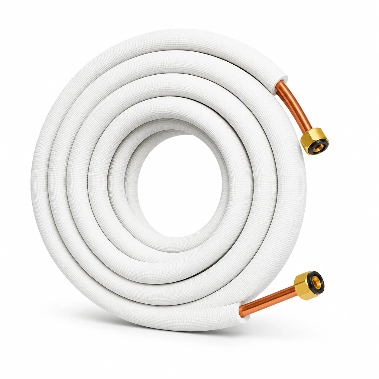 Zero 50 FT Insulated Copper Line Set for Ductless Heat Pumps