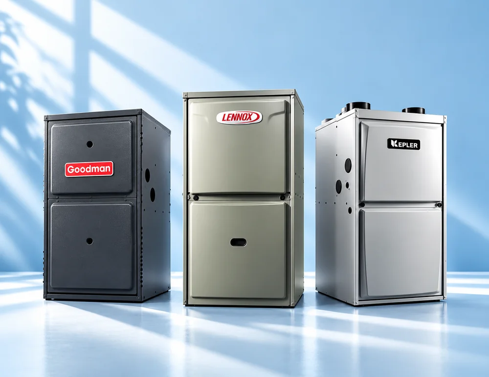 High-efficiency furnaces from Lennox, Goodman and Kepler
